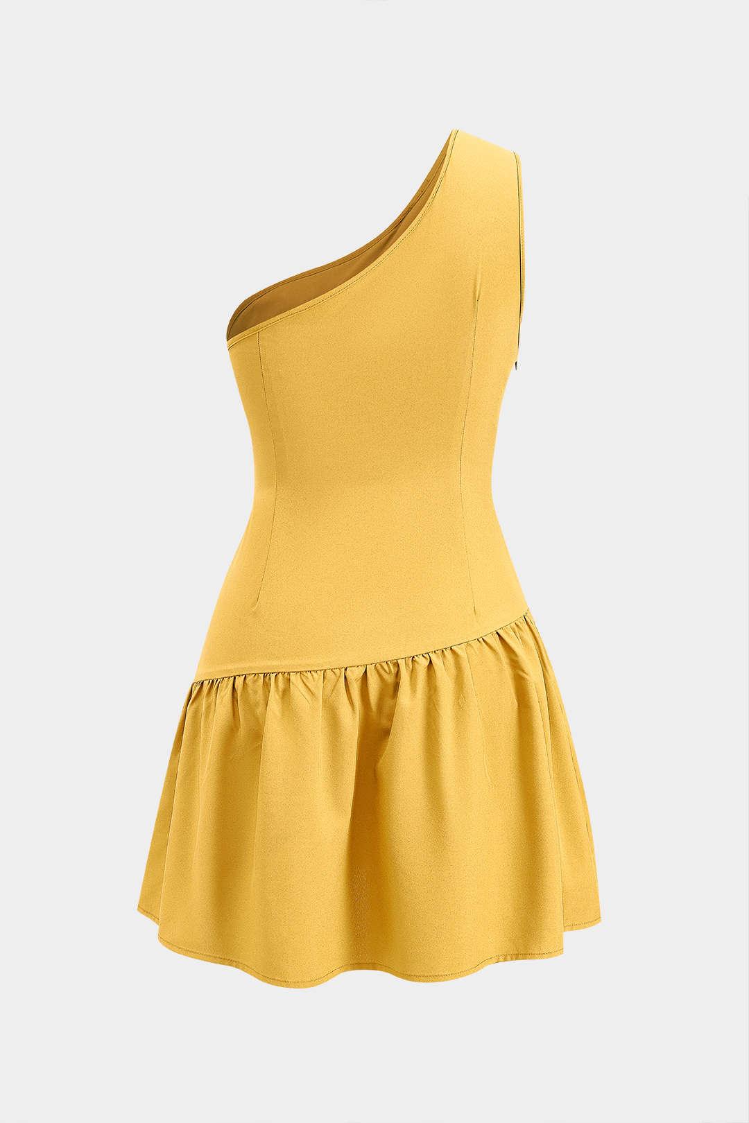 Natiné – Asymetryczna sukienka mini z plisą