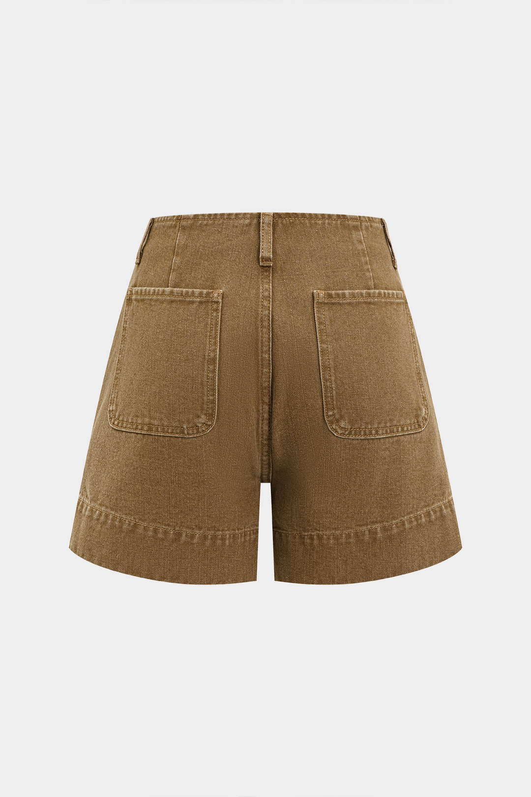 Denim shorts with pockets