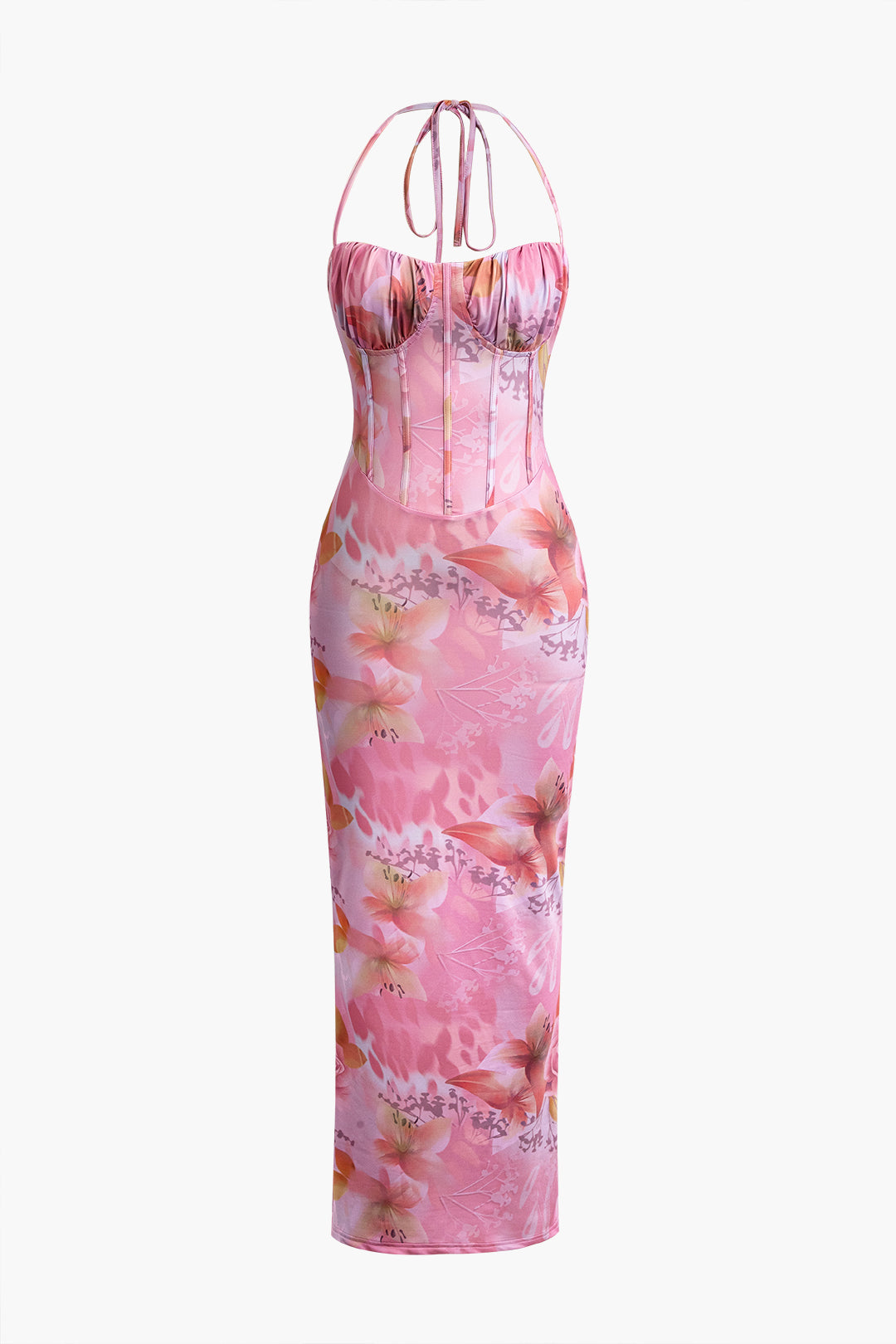 Floral Lace Midi Dress