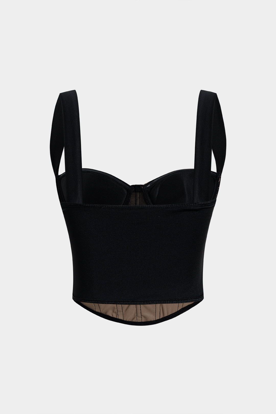 Mesh Patchwork Bustier
