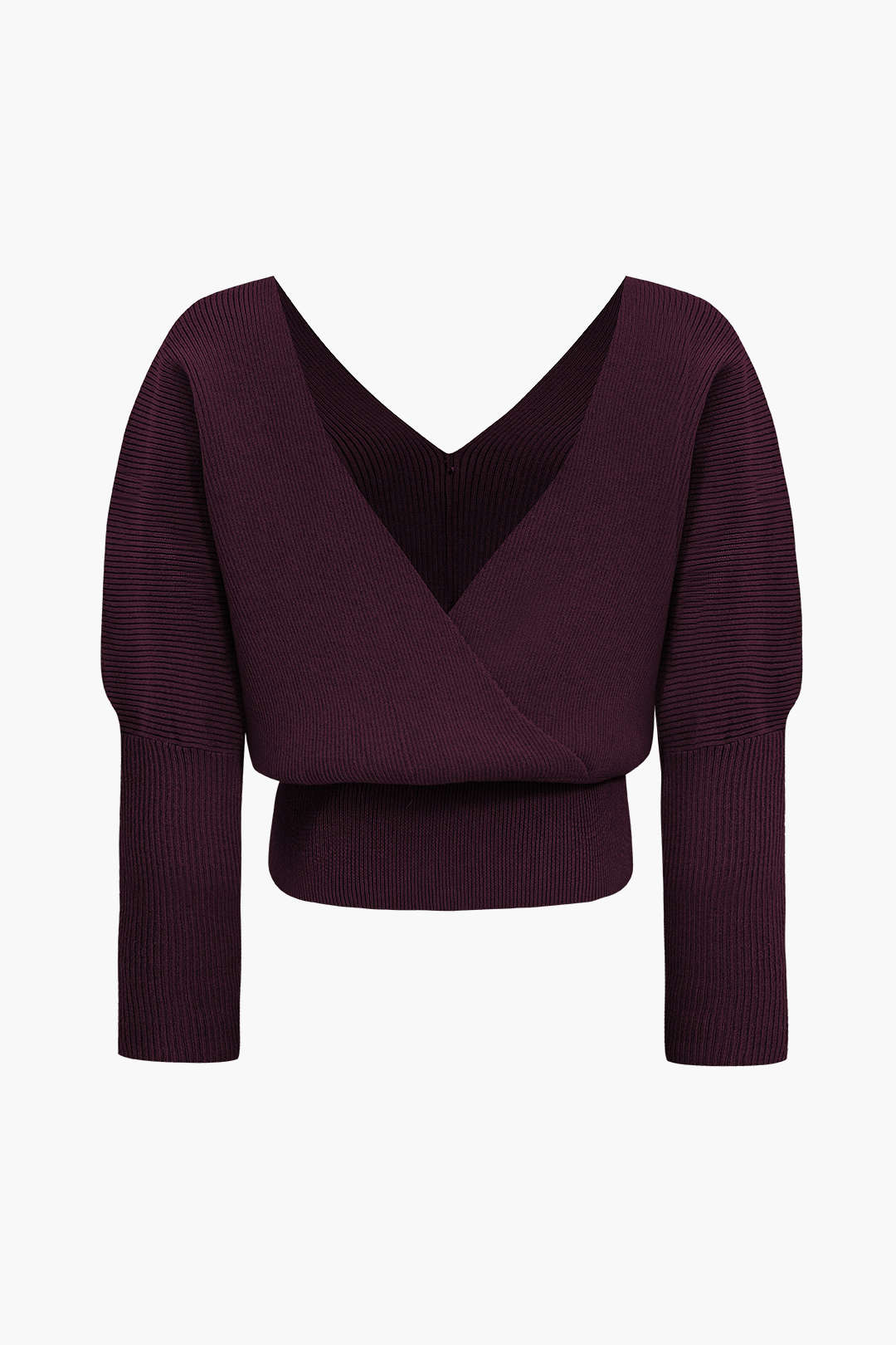 Natiné – Plus Size Top z Długim Lanternowym Rękawem