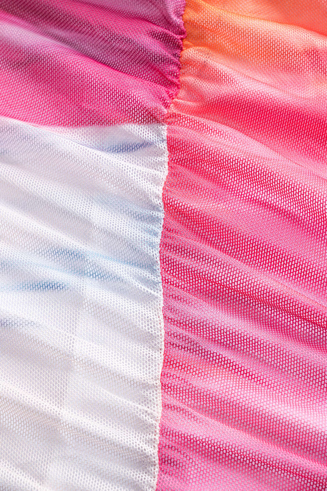 Sleeveless Mini Dress in Ombre - Abstract Pattern