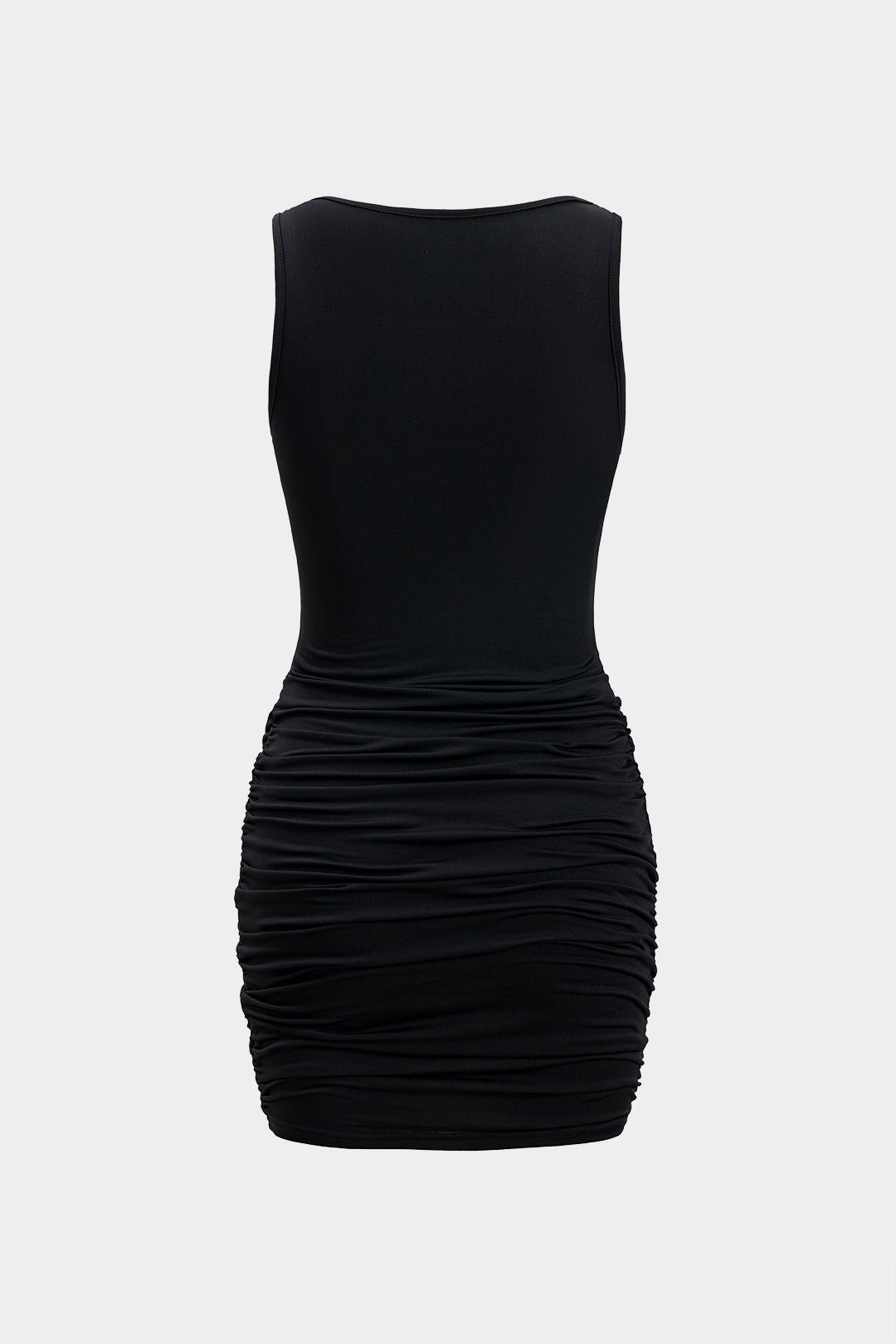 Sleeveless Mini Dress with Ruching