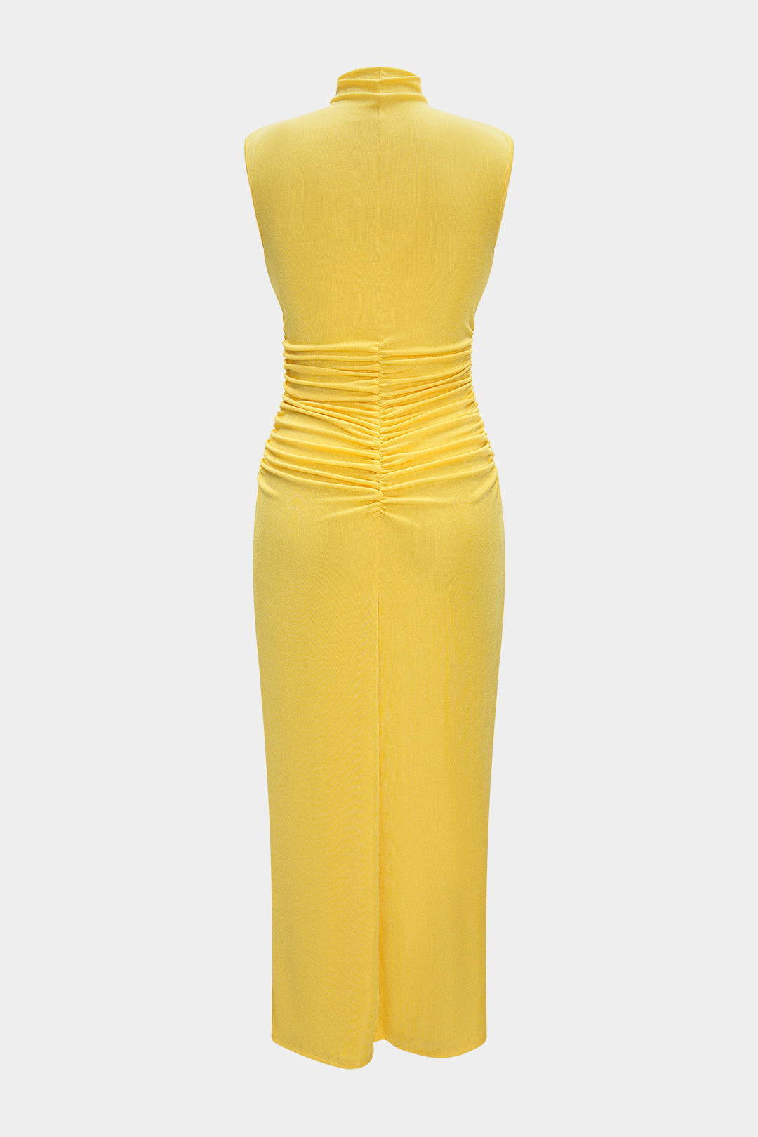 Ärmelloses Maxikleid mit Rüschen