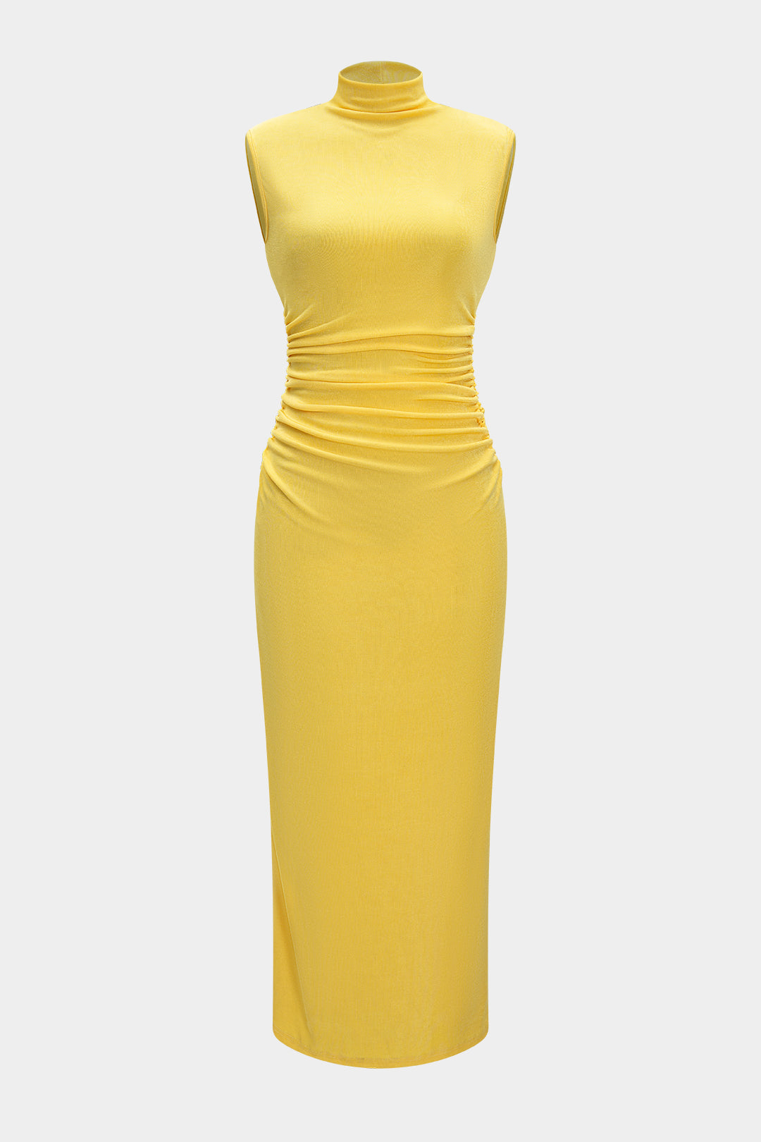 Ärmelloses Maxikleid mit Rüschen