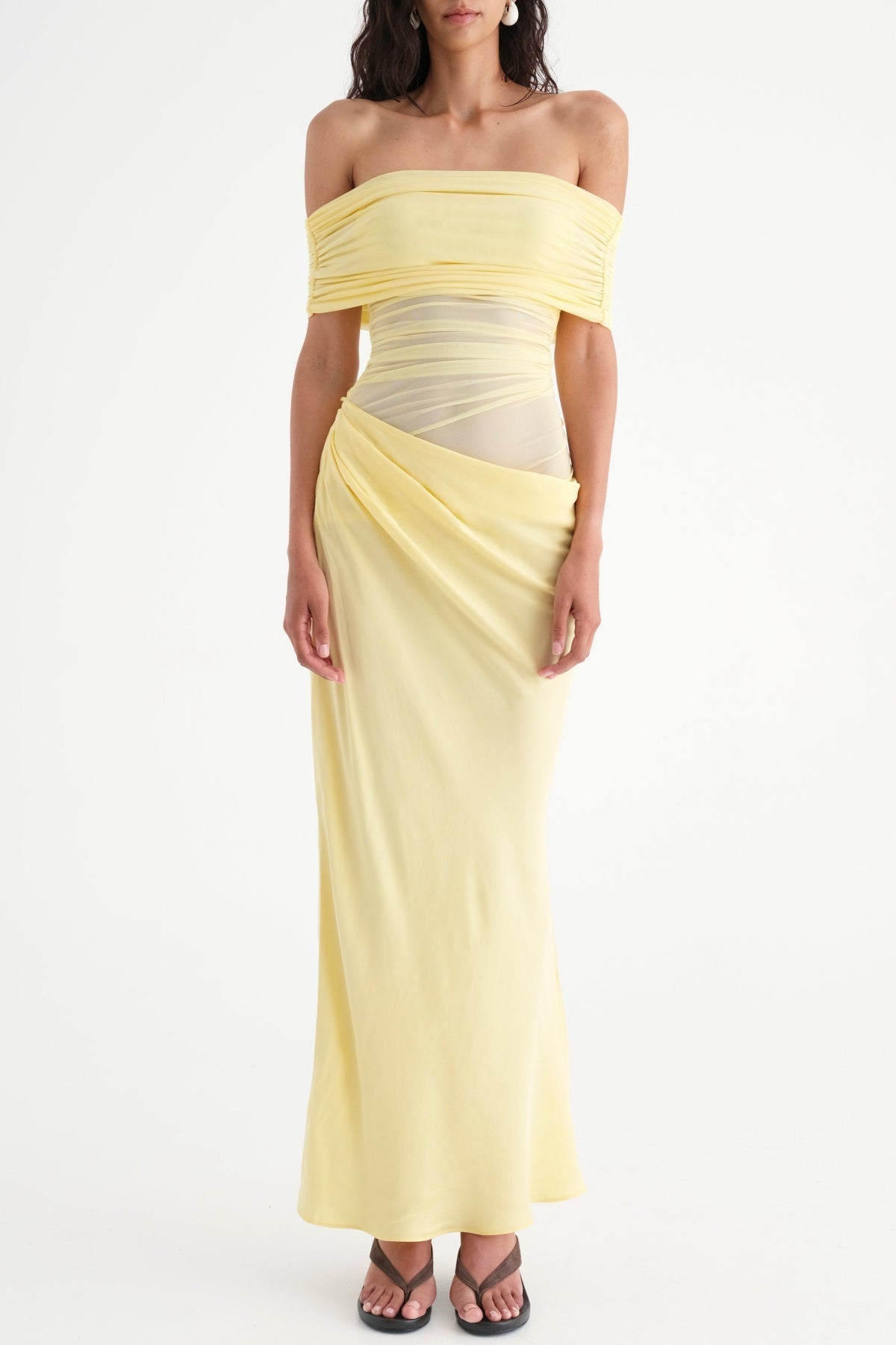 Lydia™ | Maxikleid mit drapiertem Rücken