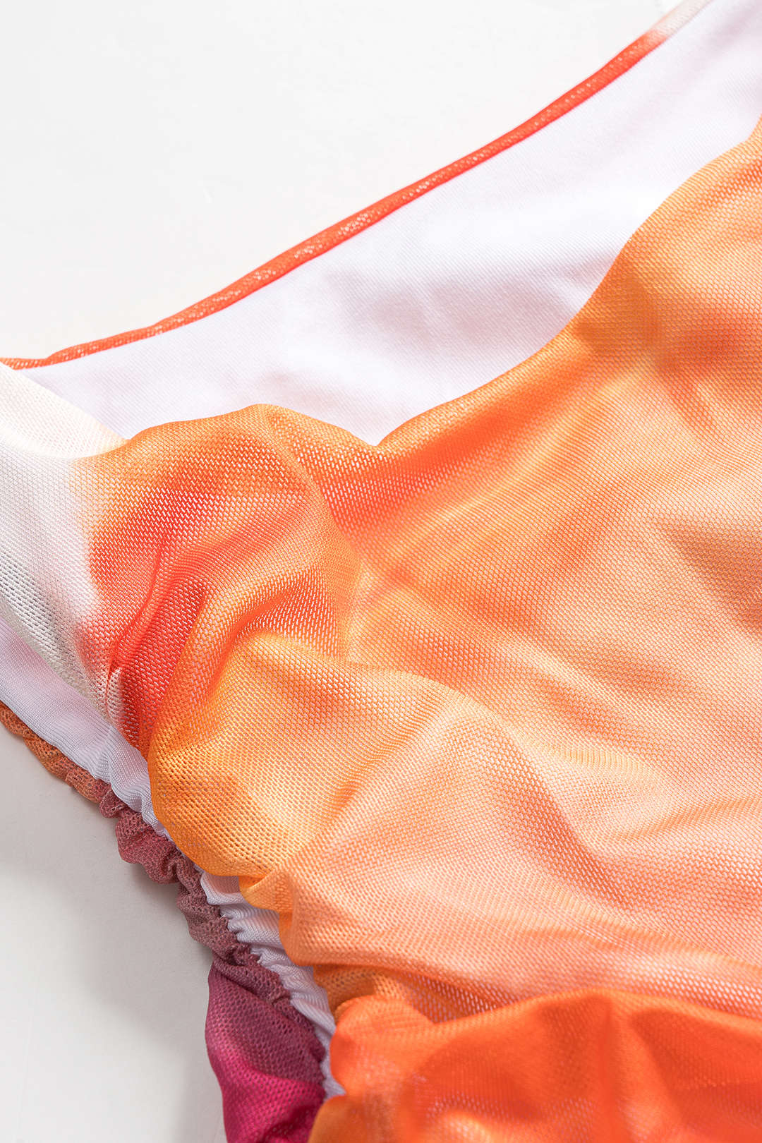 Sleeveless Mini Dress in Ombre - Abstract Pattern