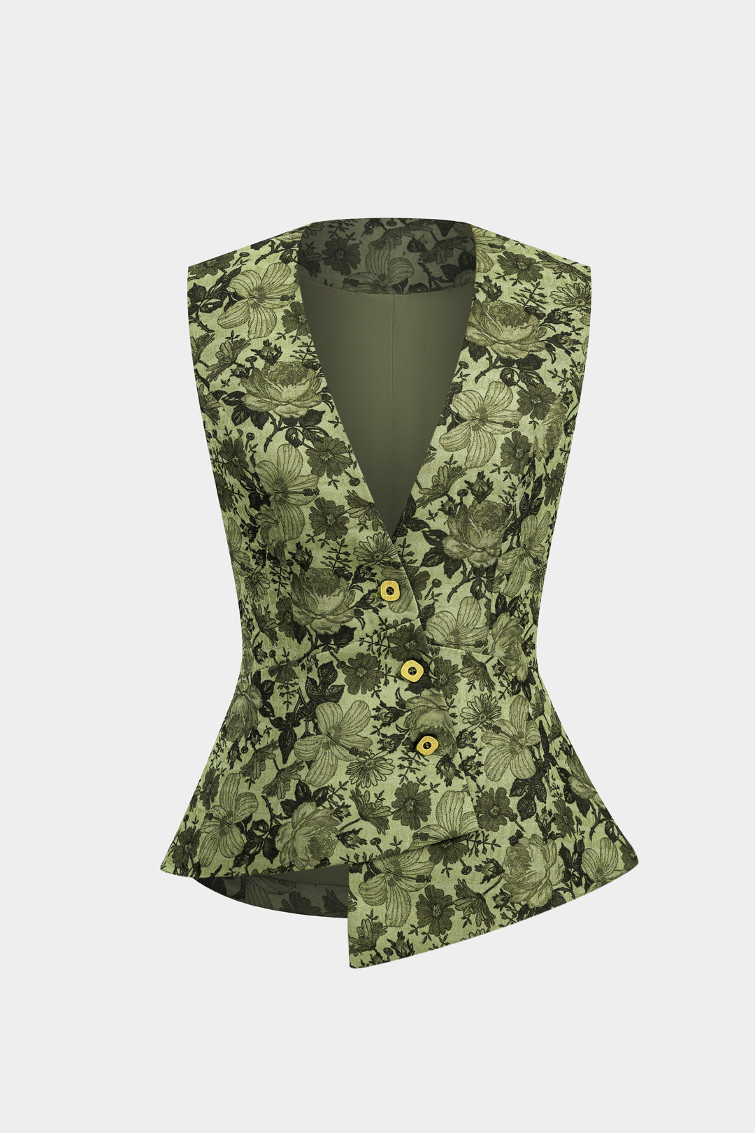 Floral Patterned Vest