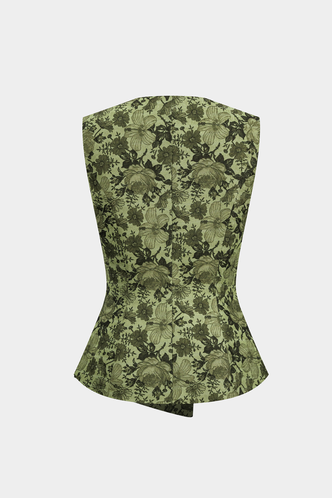 Floral Patterned Vest