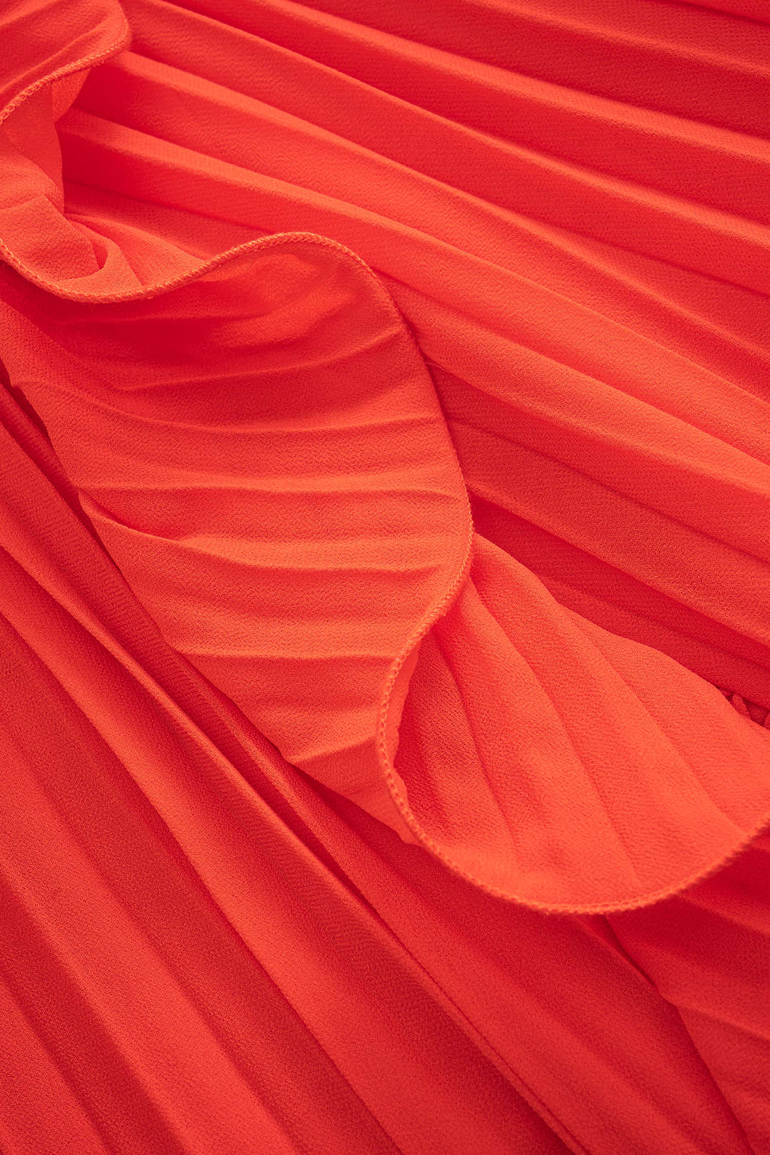 Maxikleid mit Falten und trägerlos