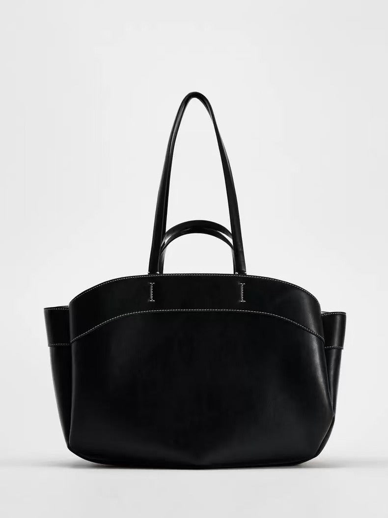 Duża torba crossbody z ekoskóry