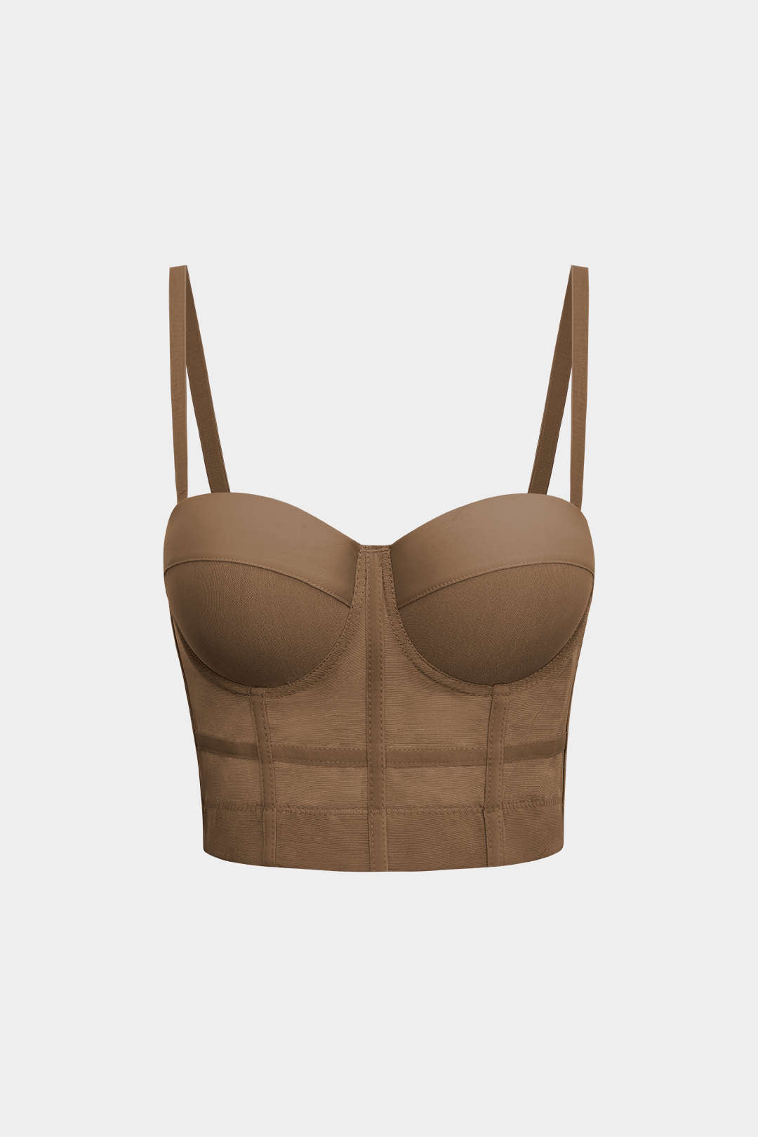 Natiné — Siatkowy Bustier z Fiszbiny