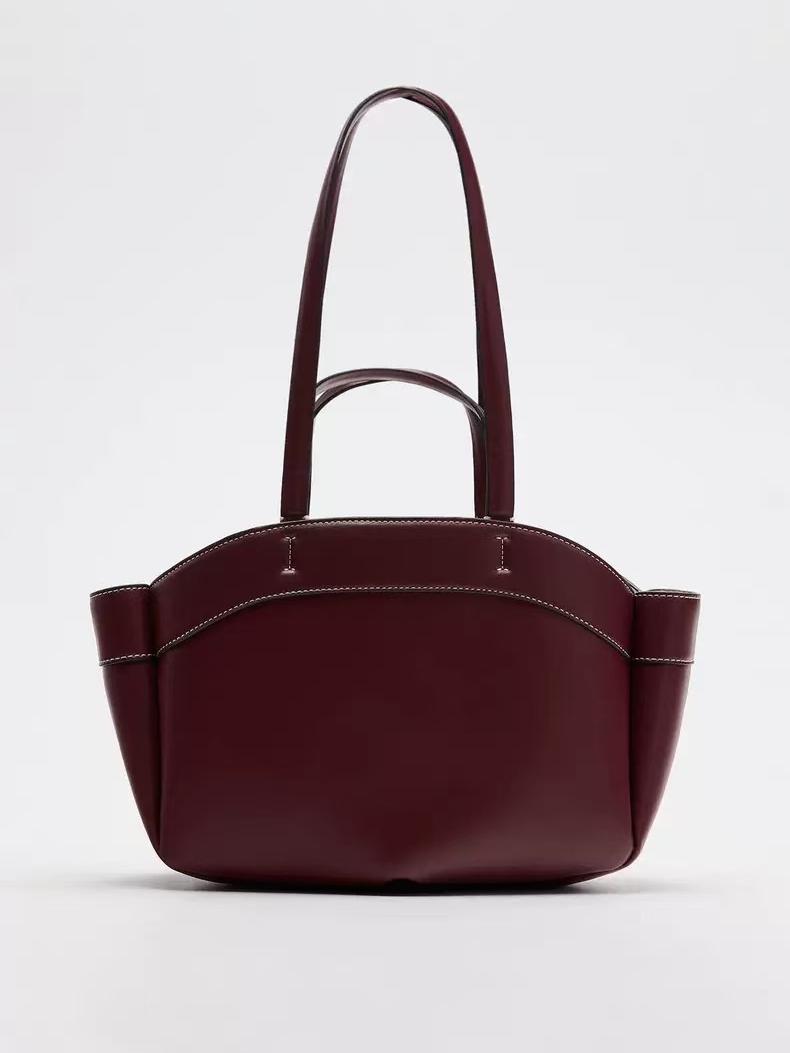 Duża torba crossbody z ekoskóry