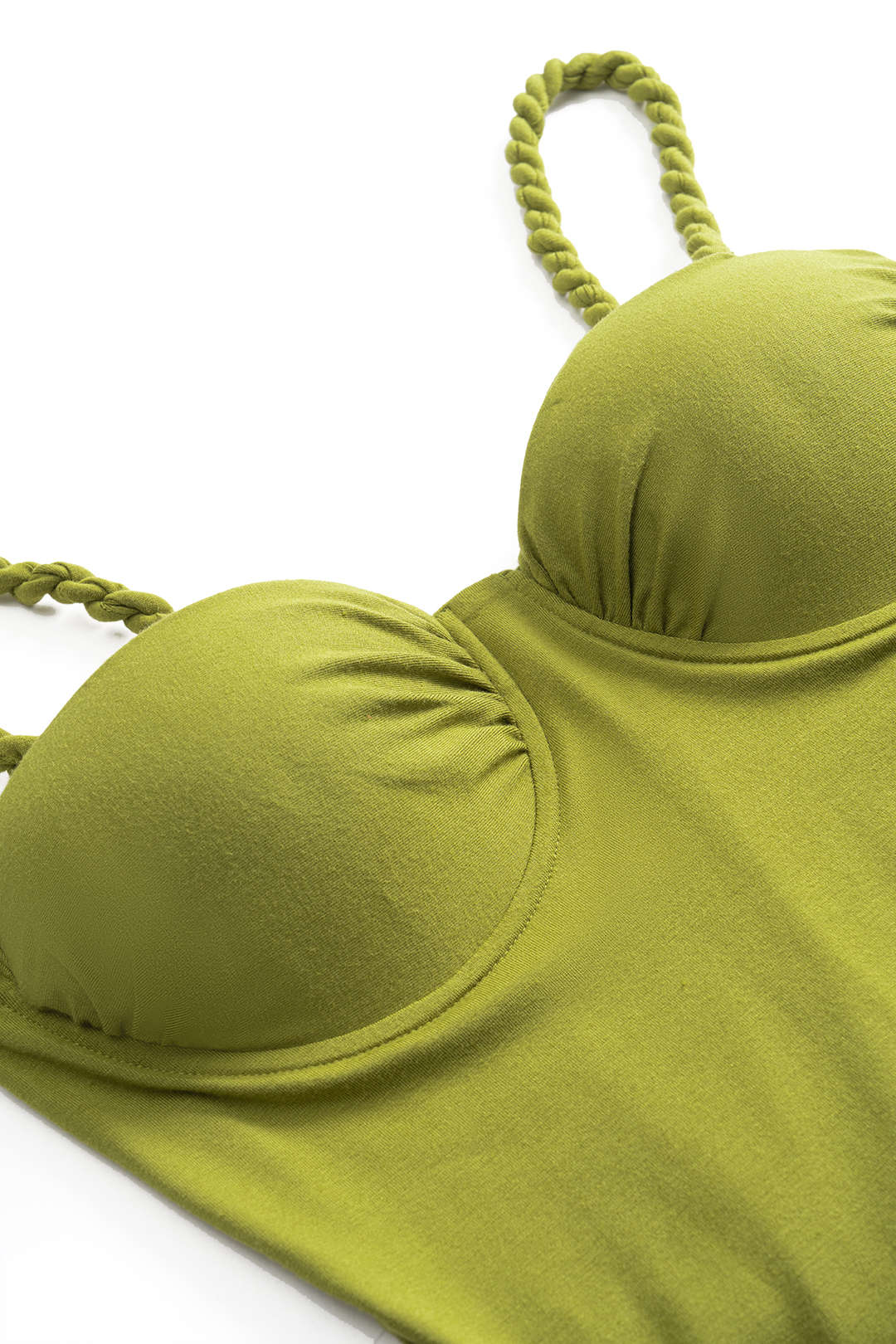 Mini Sukienka z Ramiączkami i Fasonem Bustier
