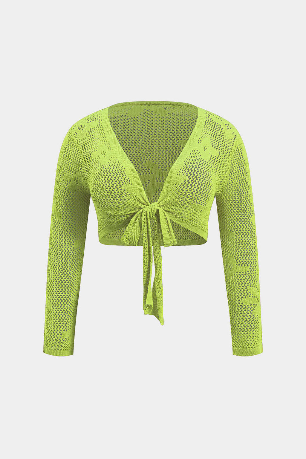 Natiné – Plus Size Kwiatowy Top z Długim Rękawem