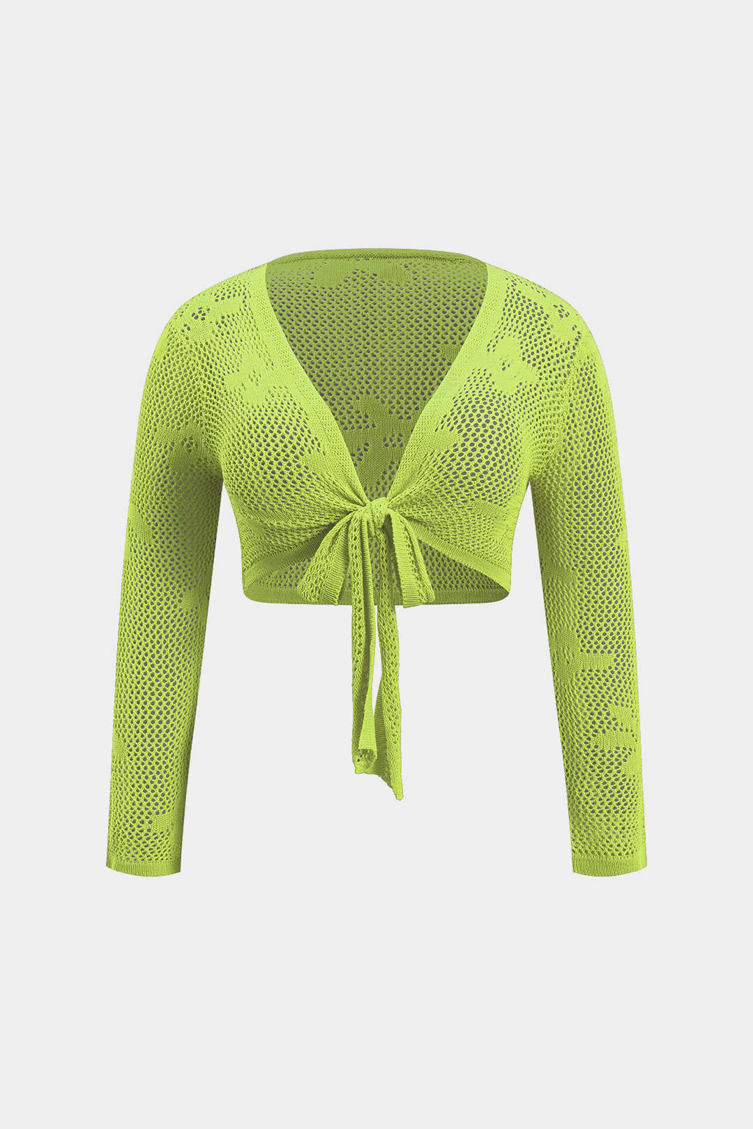 Natiné – Plus Size Kwiatowy Top z Długim Rękawem