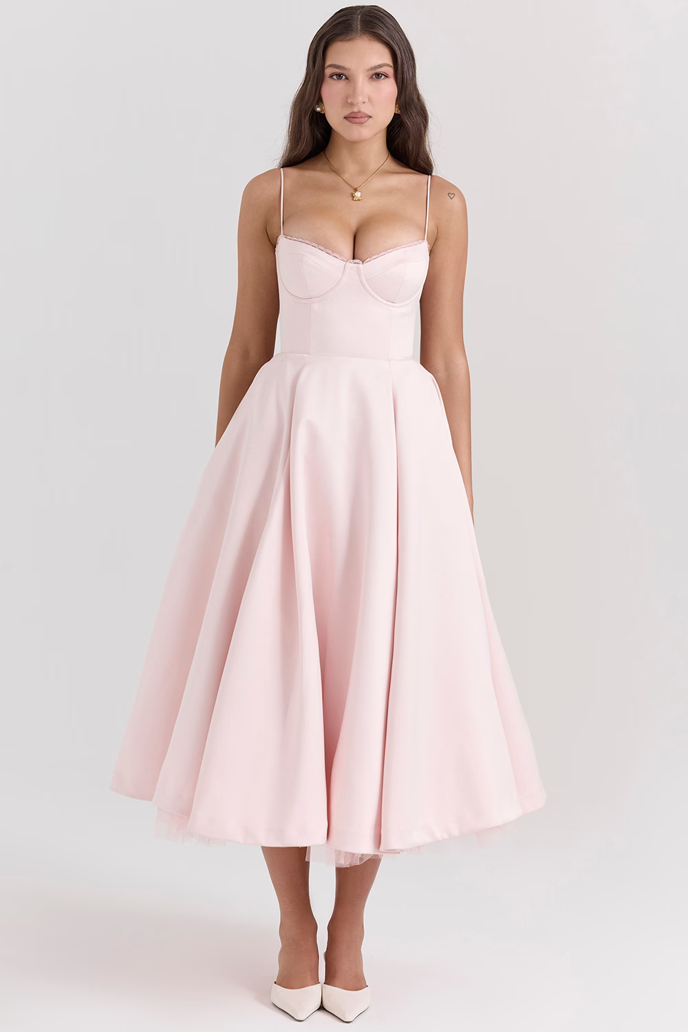 Alina™ | Midi Dress with Corset