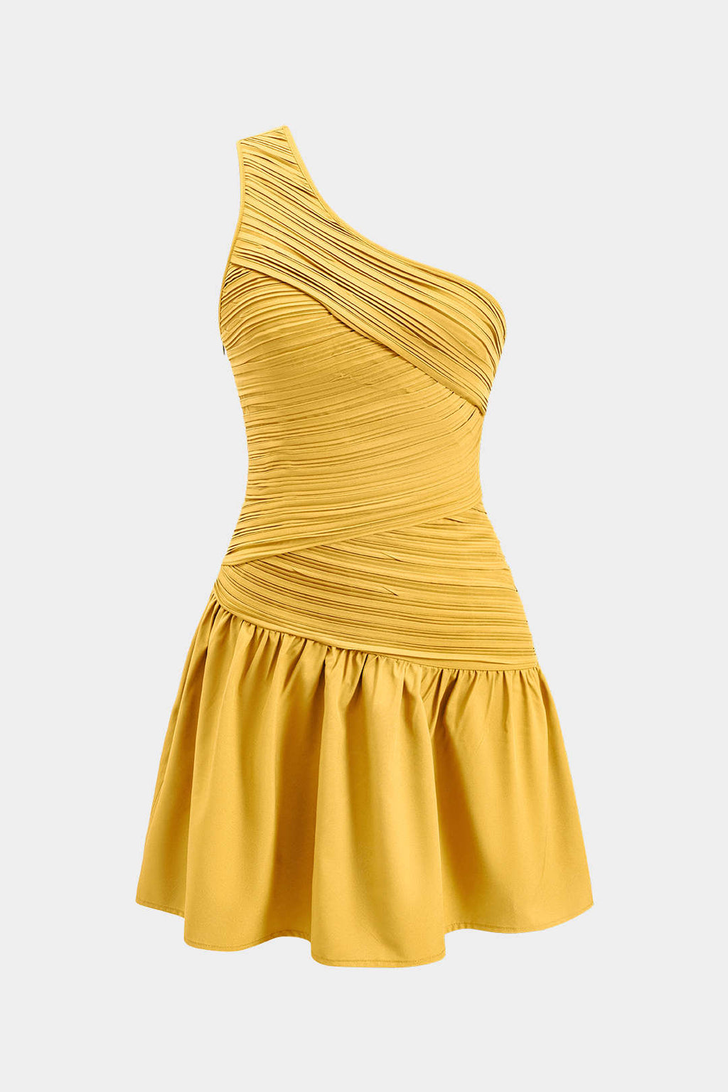 Natiné – Asymmetric pleated mini dress