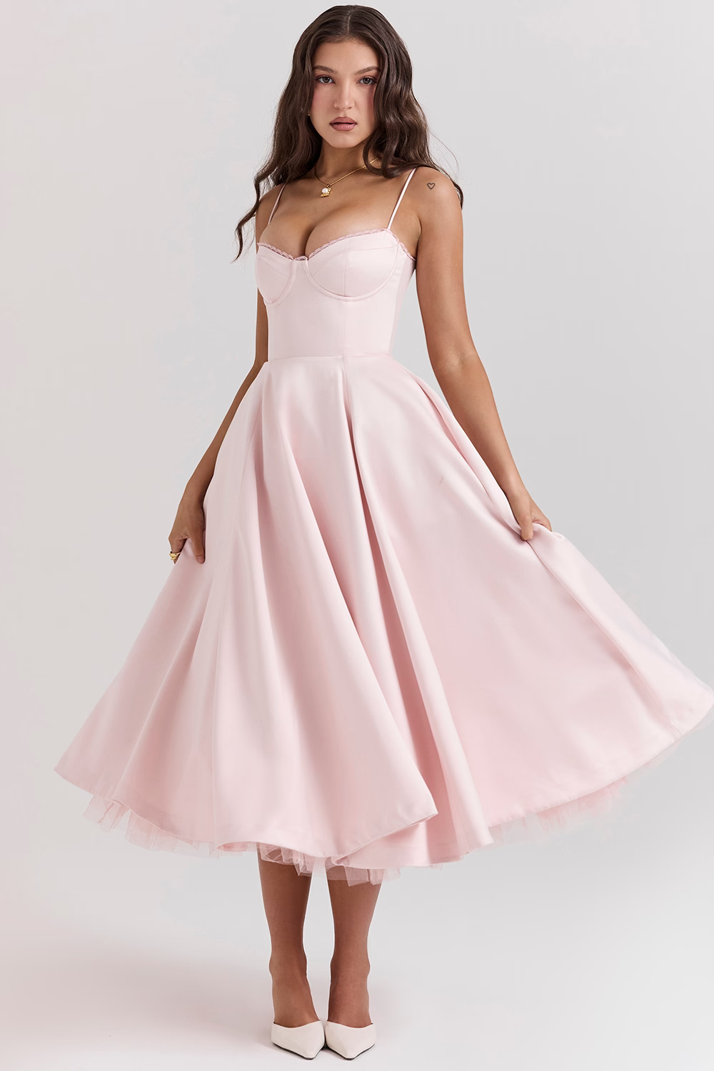 Alina™ | Midi Dress with Corset