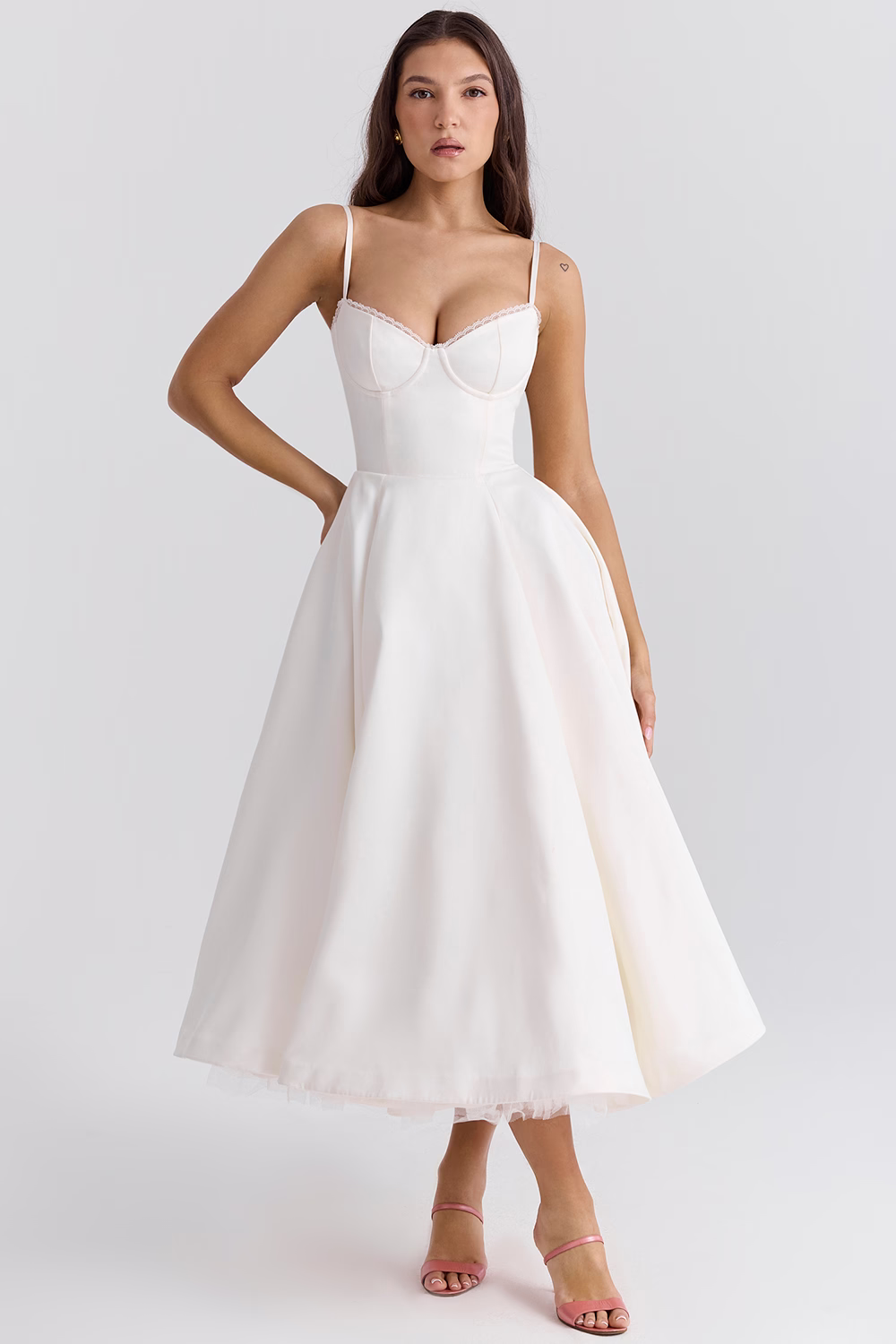 Alina™ | Midi Dress with Corset