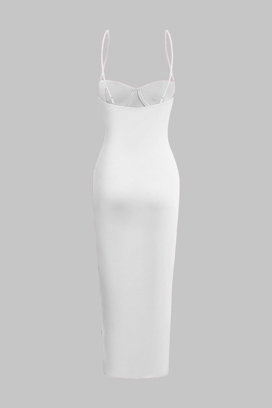 Natiné – Maxi Sukienka Slip Jednokolorowa