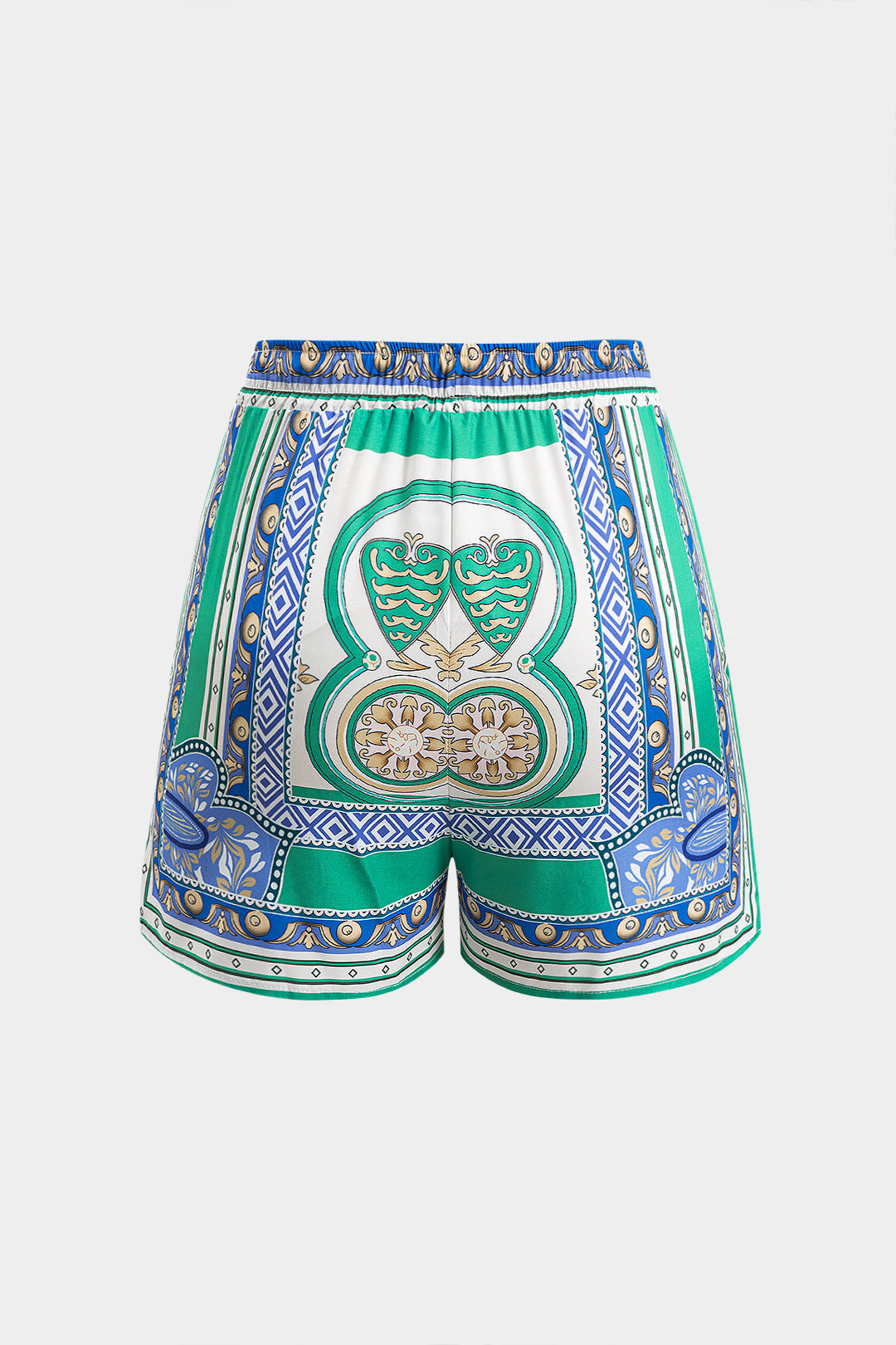Natiné - Zestaw boho: koszule z wiązaniem i szorty