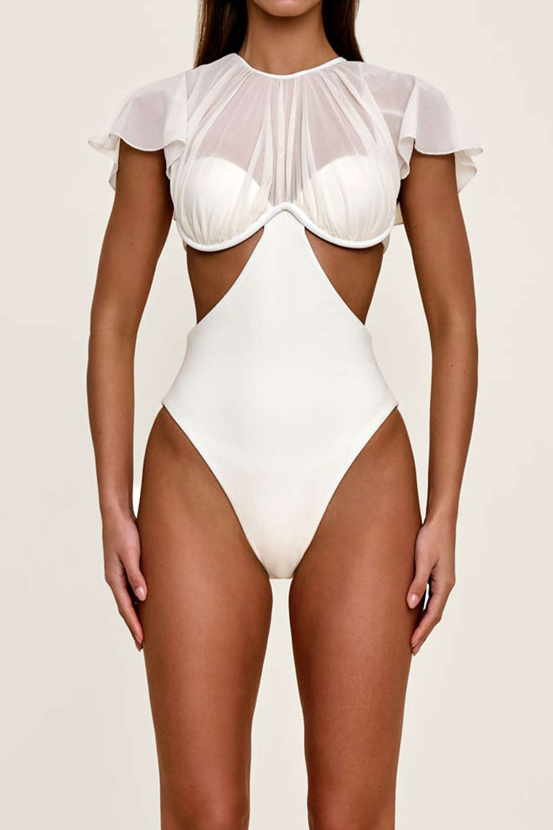 Natiné - Kostium Kąpielowy: Bustier, Podkreślający Brzuch