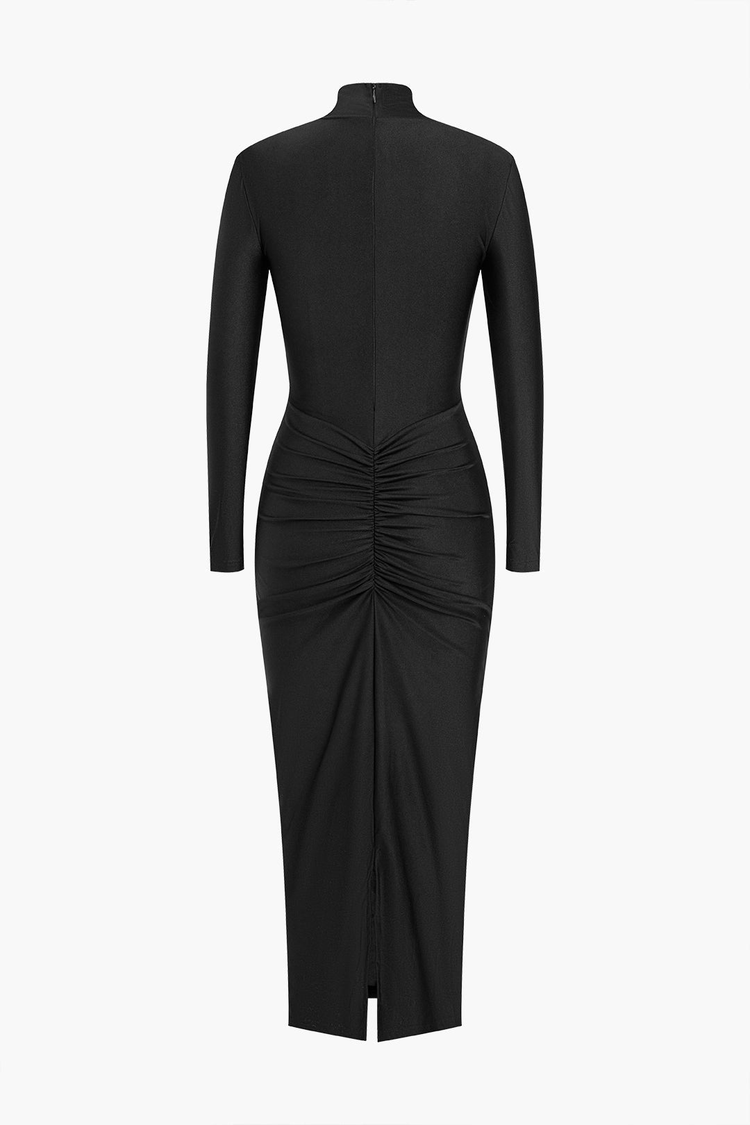 Midikleid mit Rüschen und Cutout