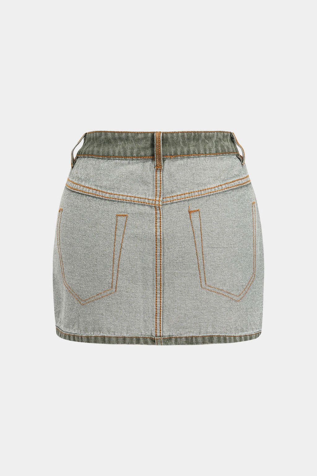 Natiné - Odwracalna Mini Spódnica Jeansowa