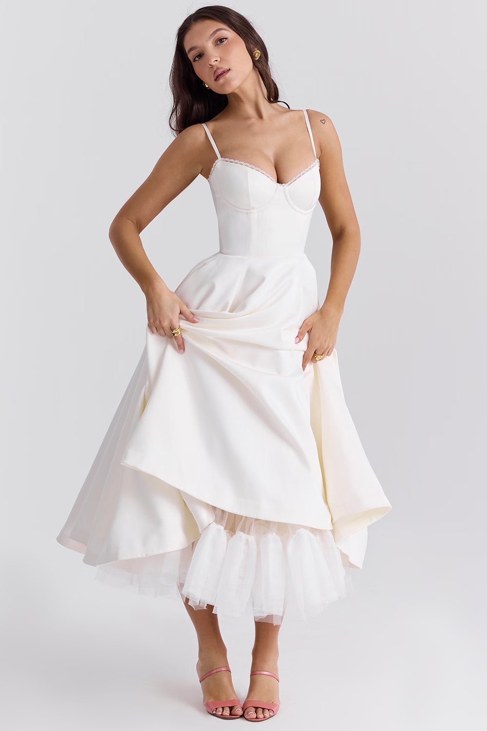 Alina™ | Midi Dress with Corset