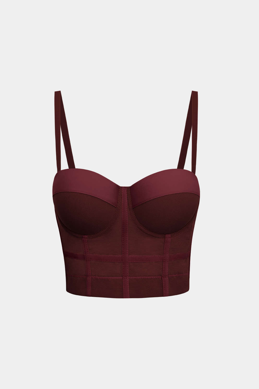 Natiné — Siatkowy Bustier z Fiszbiny