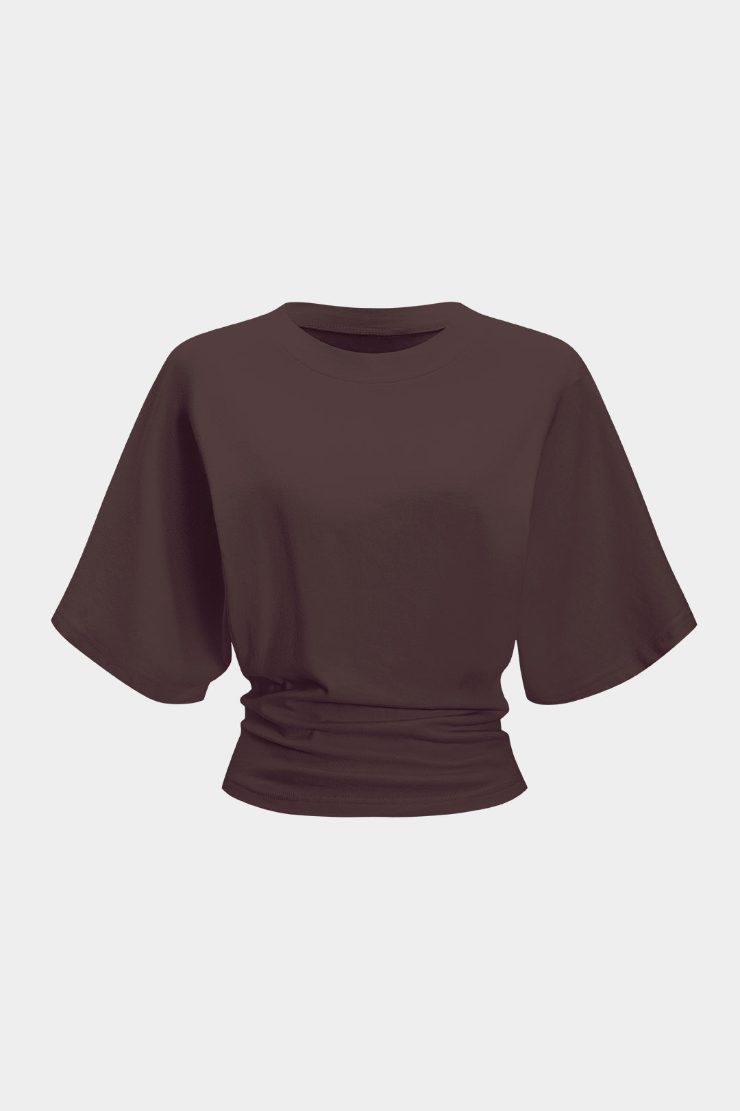 Natiné – T-shirt z Okrągłym Dekoltem i Krótkim Rękawem