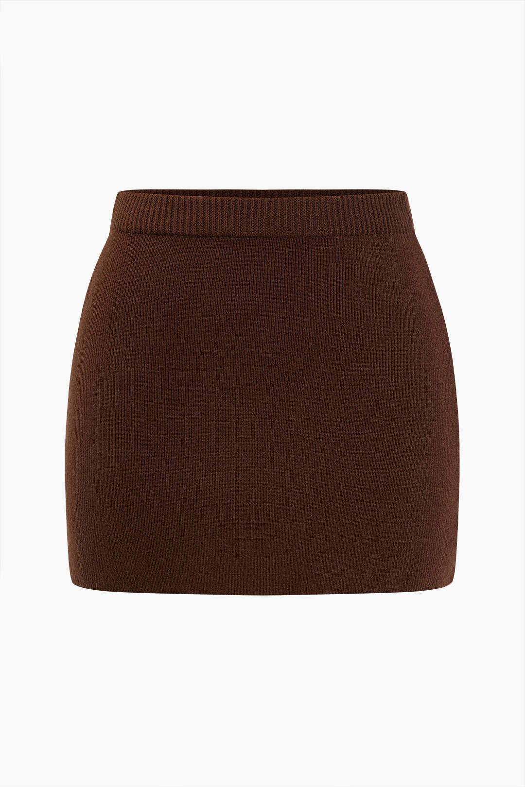 Natiné – Plus Size Mini Dzianinowa Spódnica