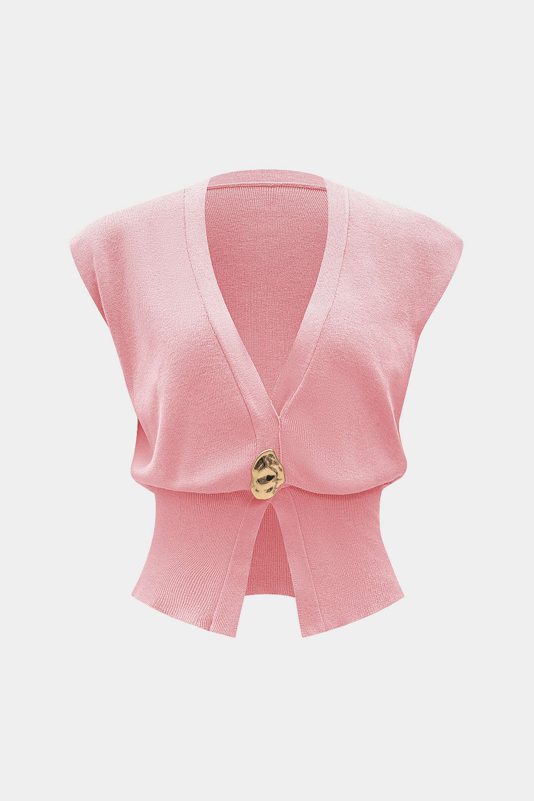 Natiné - Stylowy top na ramiączkach z dzianiny