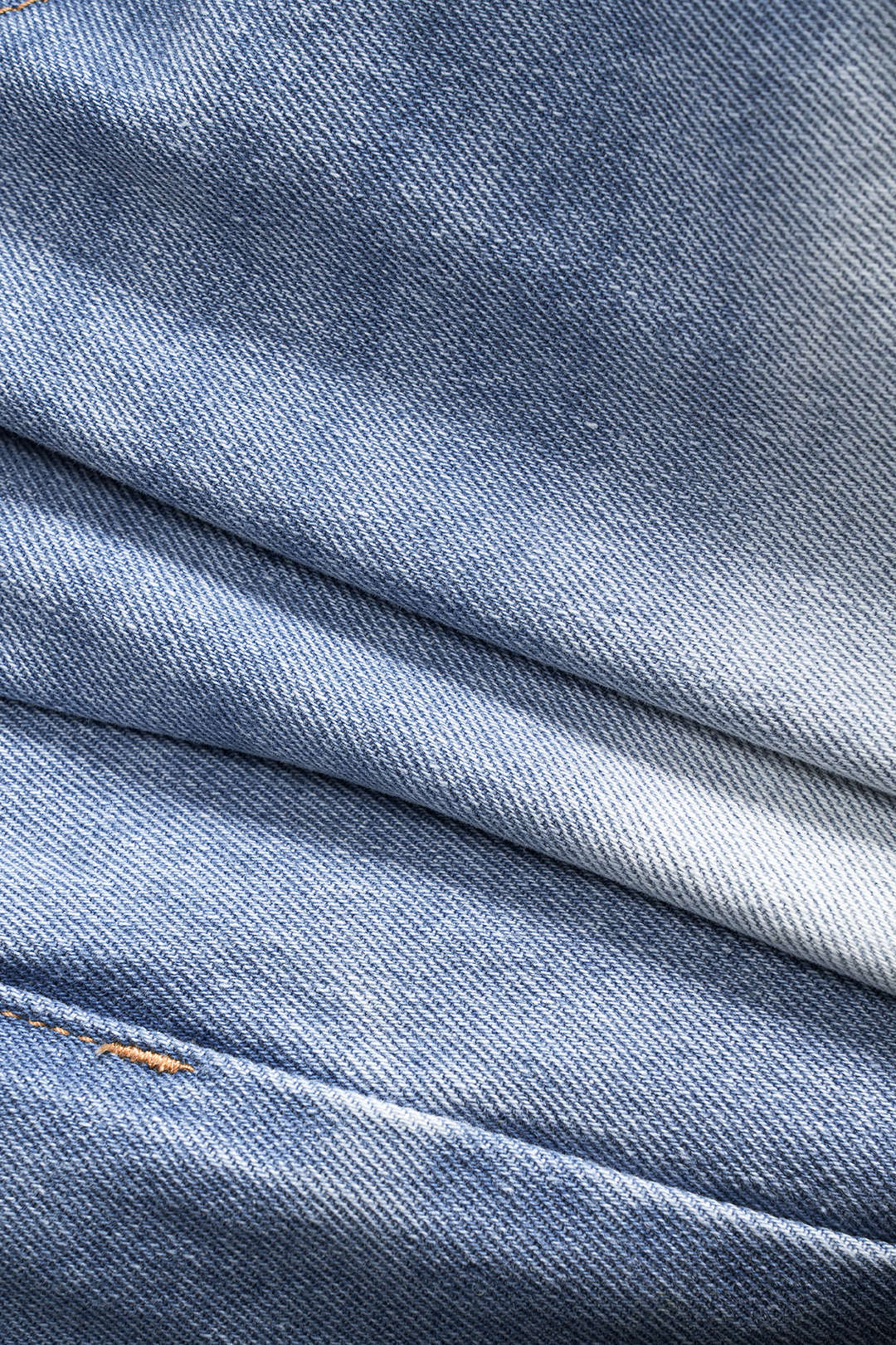 Asymmetrical Denim Shorts with Buttons and Pockets