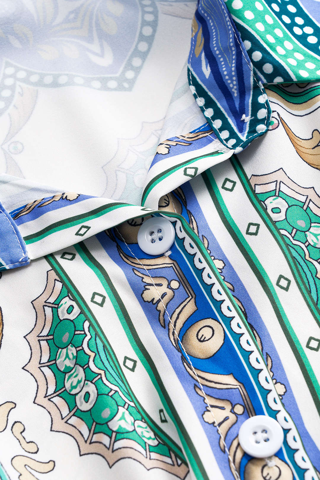 Natiné - Zestaw boho: koszule z wiązaniem i szorty