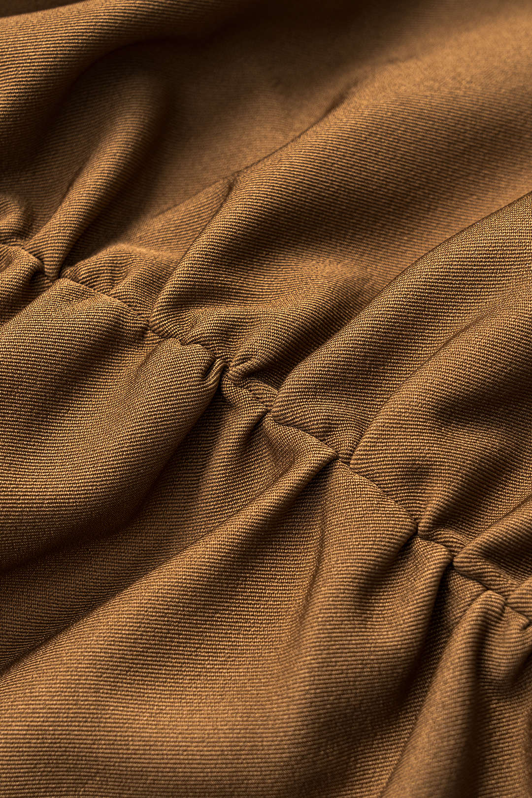 Asymmetry Belt Ruched Midi Skirt 