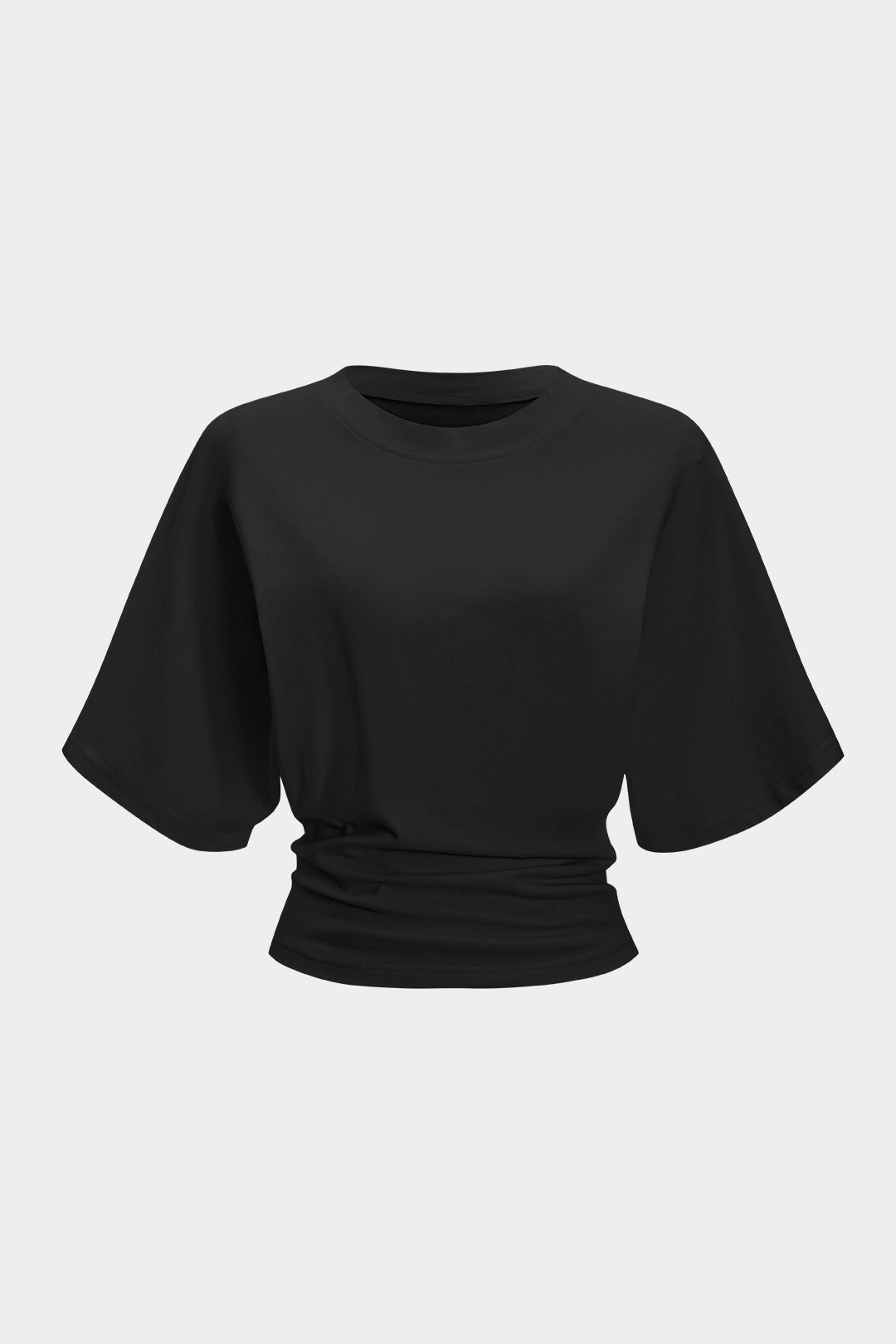 Natiné – T-shirt z Okrągłym Dekoltem i Krótkim Rękawem