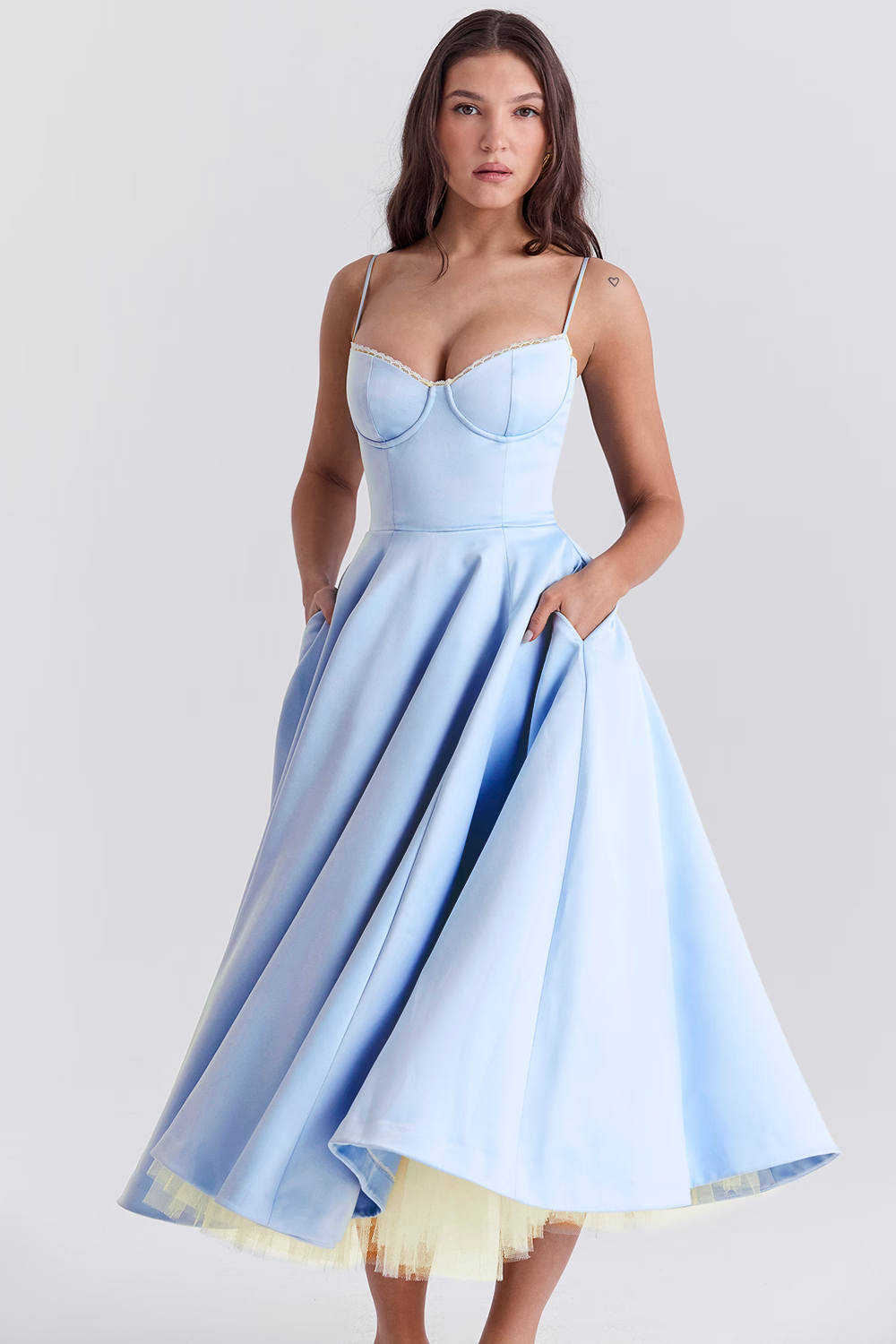 Alina™ | Midi Dress with Corset