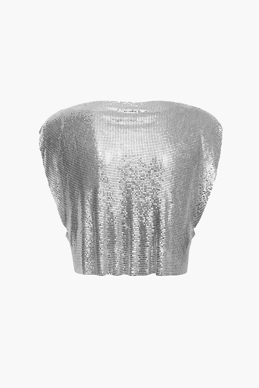 Natiné — Metaliczny top z brokatem