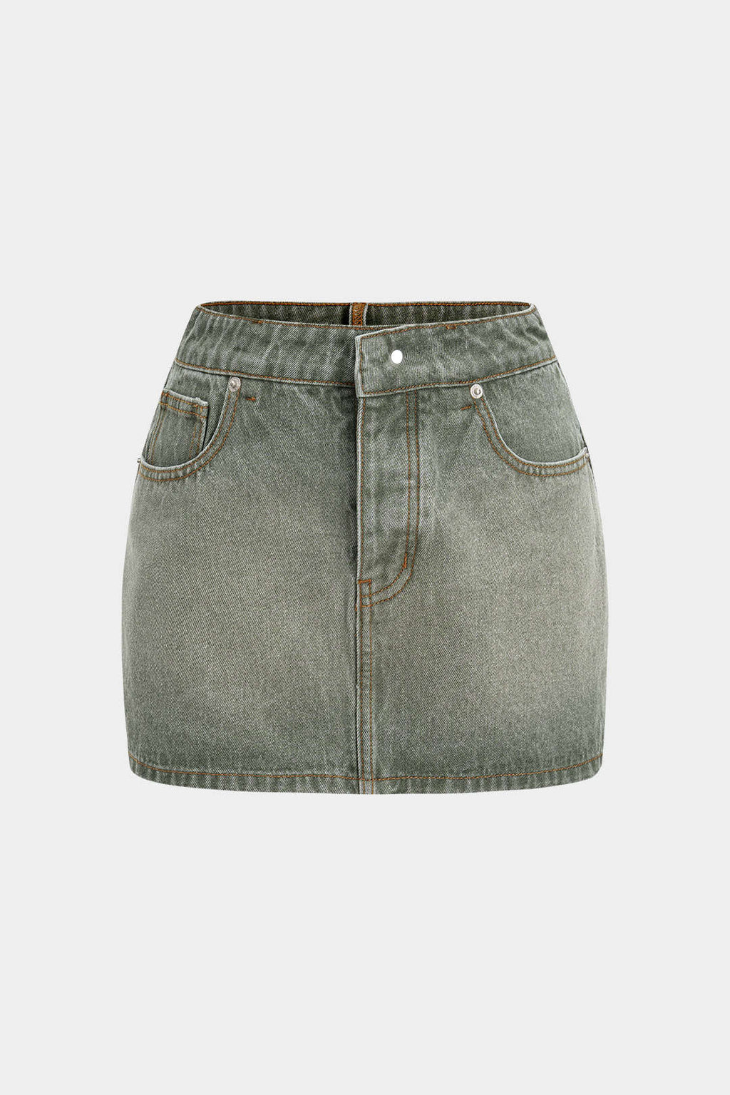 Natiné - Odwracalna Mini Spódnica Jeansowa