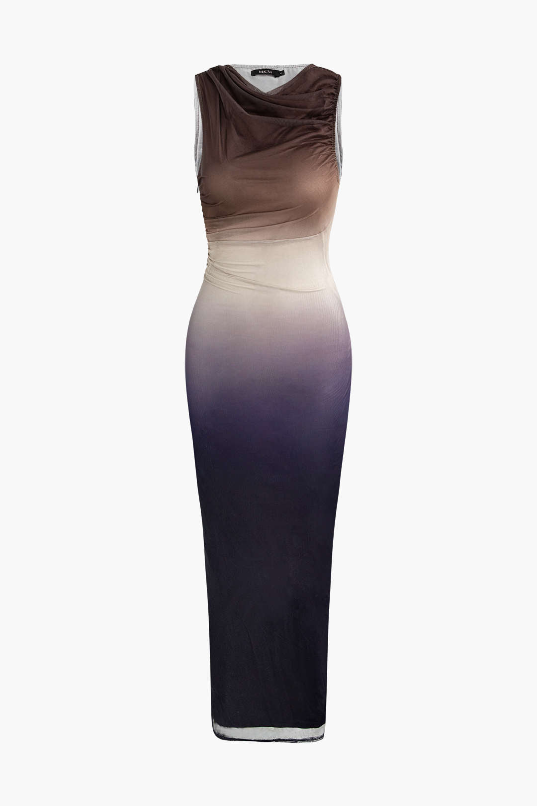 Sleeveless Ombre Midi Dress