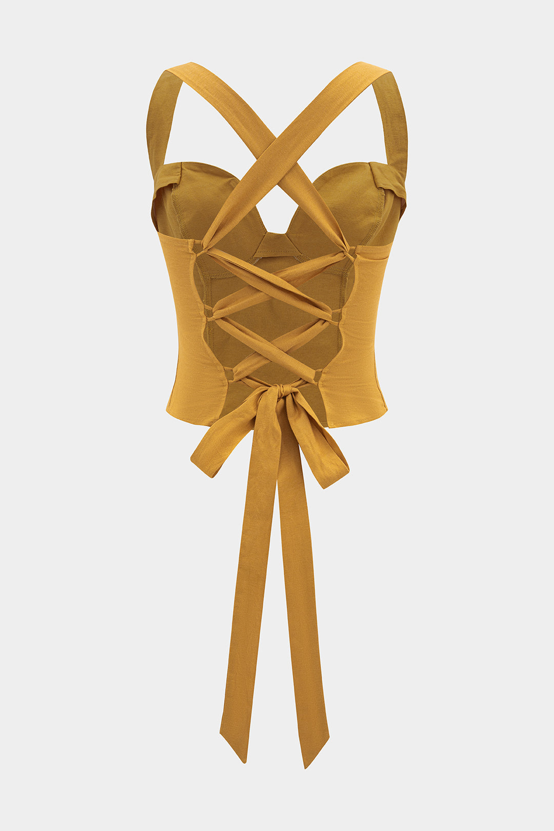 Natiné - Stylowy Bustier Bez Pleców z Wiązaniem