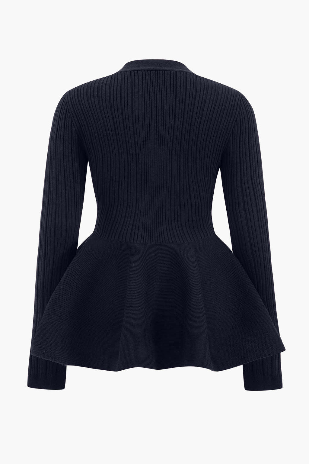 Natiné – Plus Size Top z Dekoltem V i Guzikami