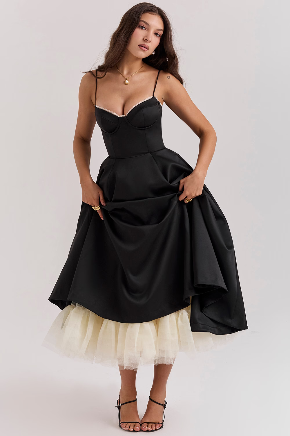 Alina™ | Midi Dress with Corset
