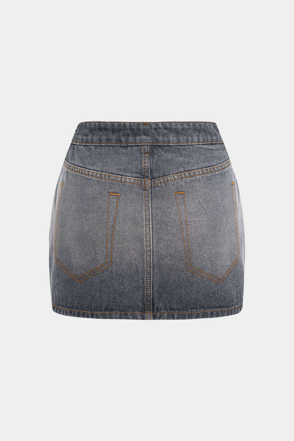 Natiné - Odwracalna Mini Spódnica Jeansowa