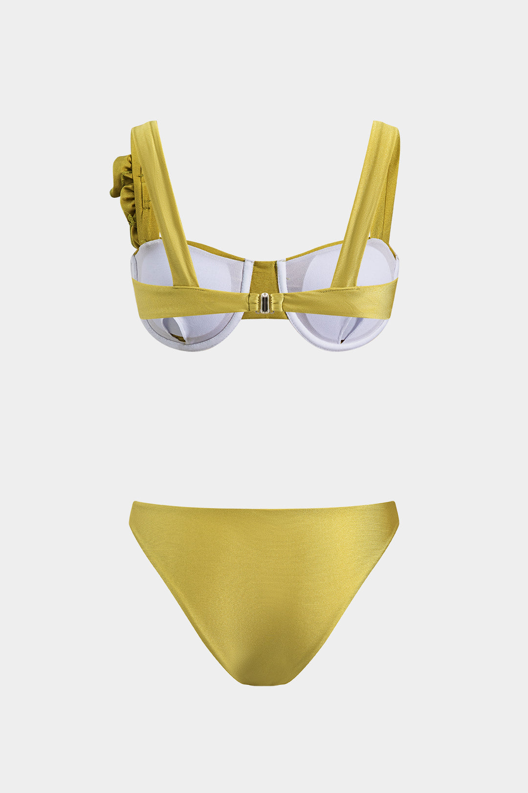 Natiné - Bikini 3D Kwiaty, Frędzle i Narzutka