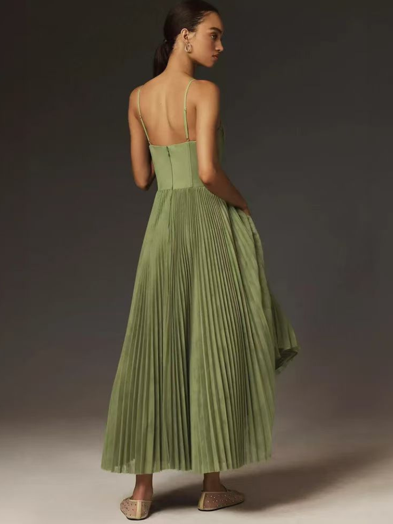 Jasira™ | Romantisches Plisseekleid
