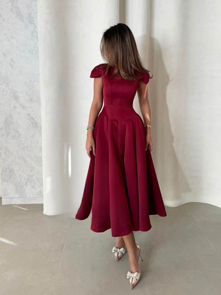 Elora™ | Midi Plissé Dress