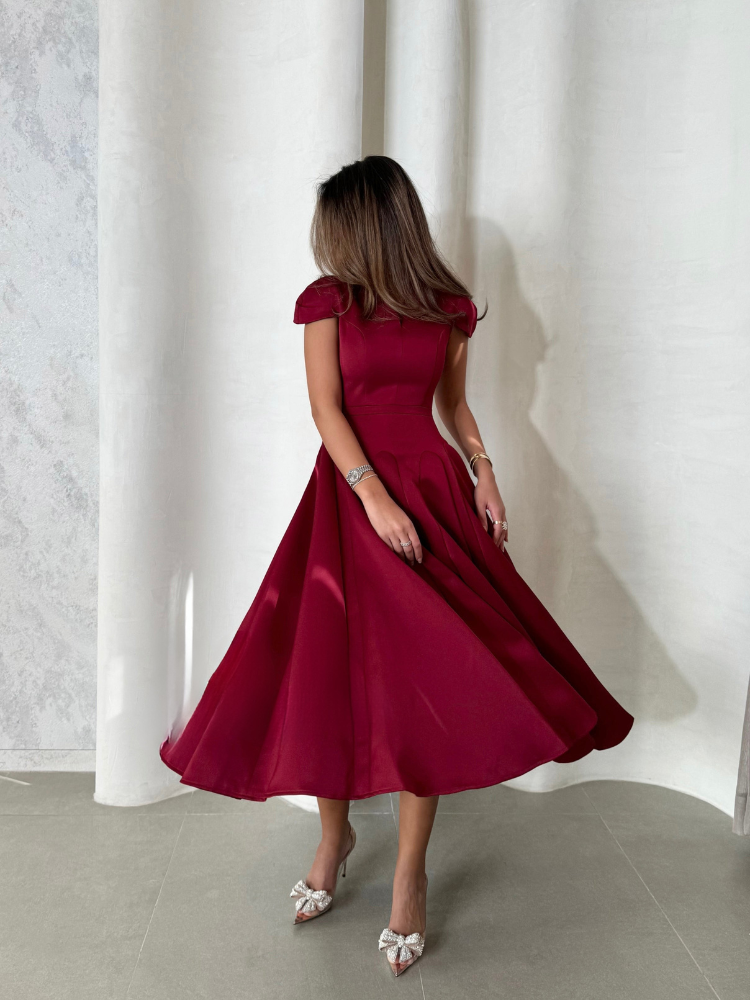 Elora™ | Midi Plissé Dress